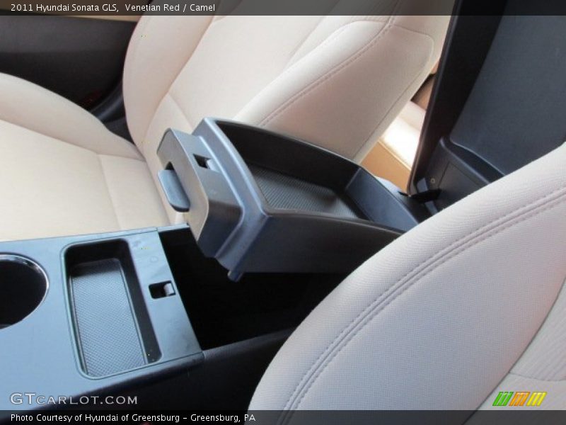 Venetian Red / Camel 2011 Hyundai Sonata GLS