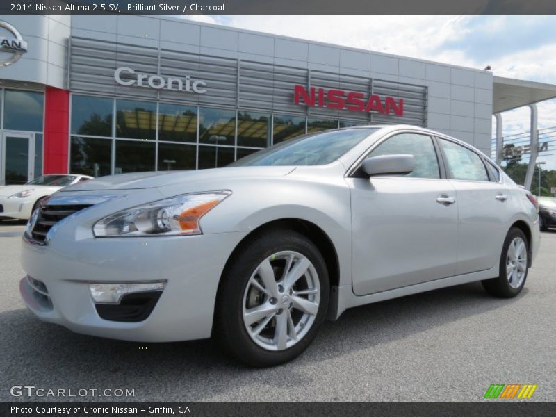 Brilliant Silver / Charcoal 2014 Nissan Altima 2.5 SV