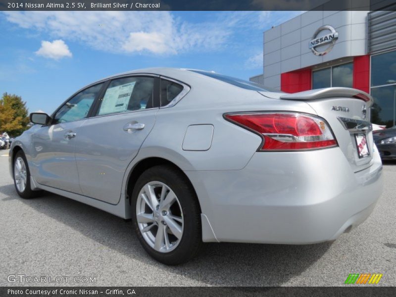 Brilliant Silver / Charcoal 2014 Nissan Altima 2.5 SV