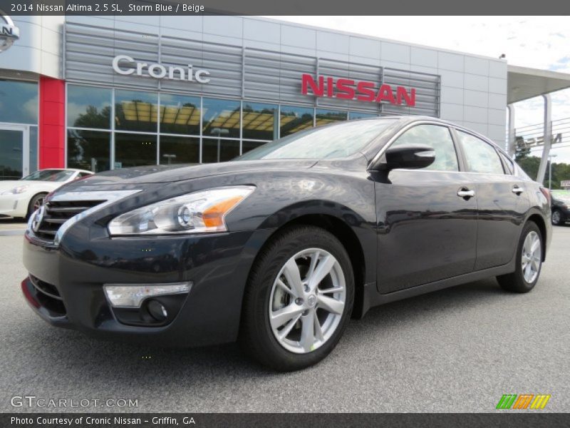 Storm Blue / Beige 2014 Nissan Altima 2.5 SL