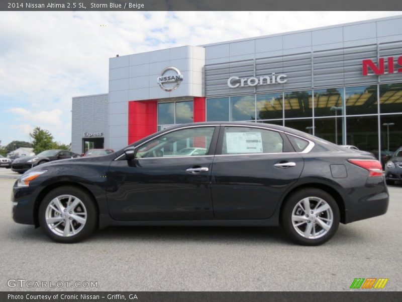 Storm Blue / Beige 2014 Nissan Altima 2.5 SL