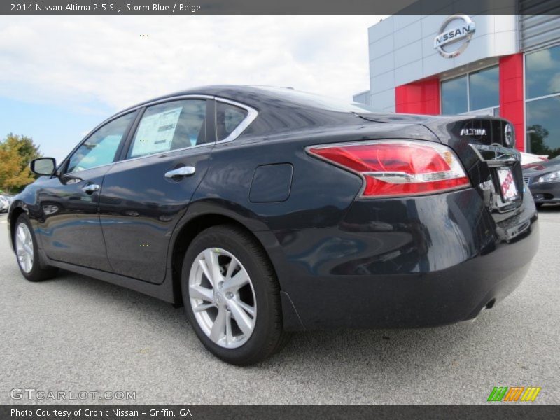Storm Blue / Beige 2014 Nissan Altima 2.5 SL