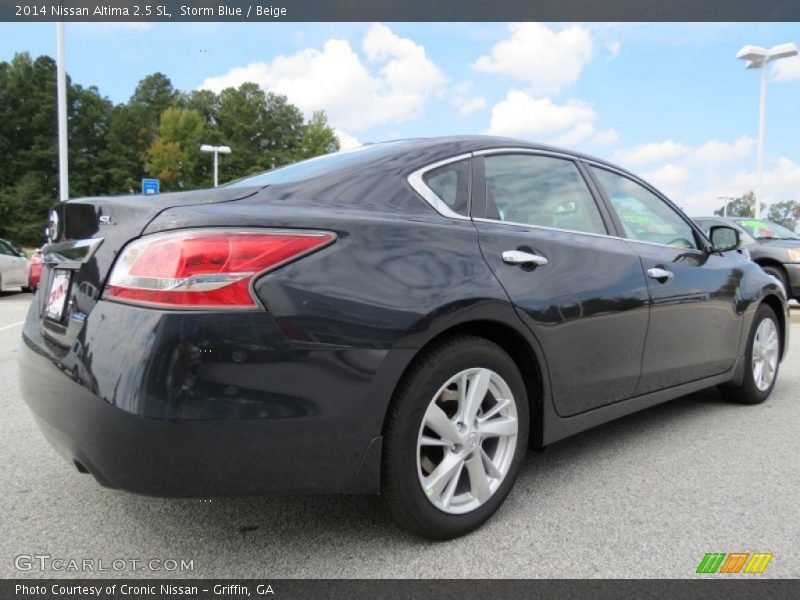 Storm Blue / Beige 2014 Nissan Altima 2.5 SL