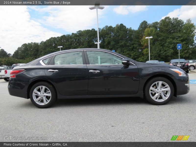 Storm Blue / Beige 2014 Nissan Altima 2.5 SL