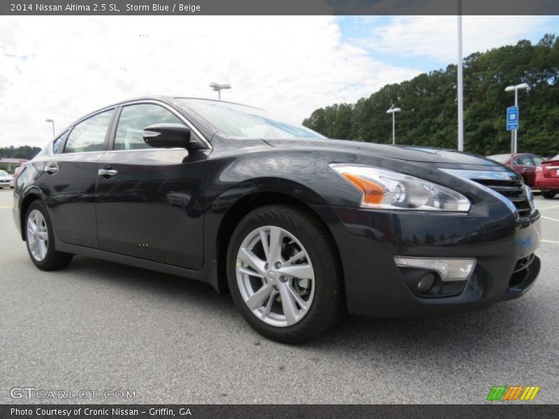 Storm Blue / Beige 2014 Nissan Altima 2.5 SL