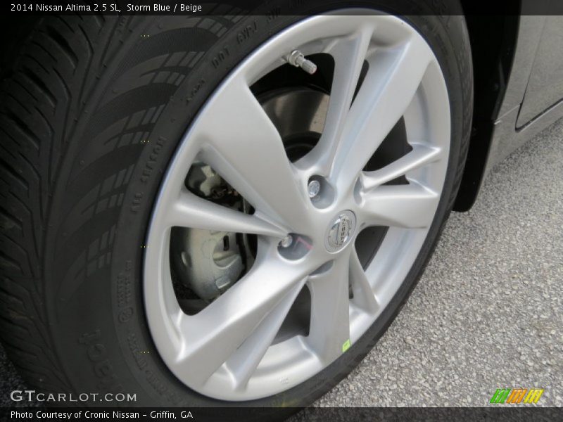 Storm Blue / Beige 2014 Nissan Altima 2.5 SL