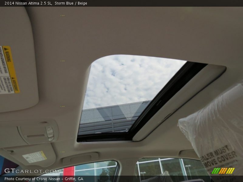 Storm Blue / Beige 2014 Nissan Altima 2.5 SL