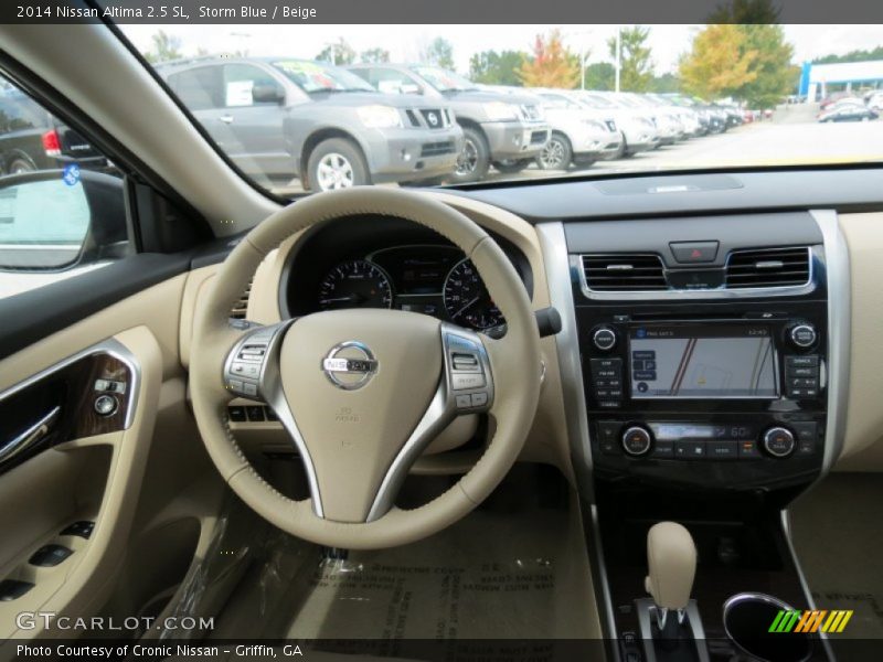 Storm Blue / Beige 2014 Nissan Altima 2.5 SL