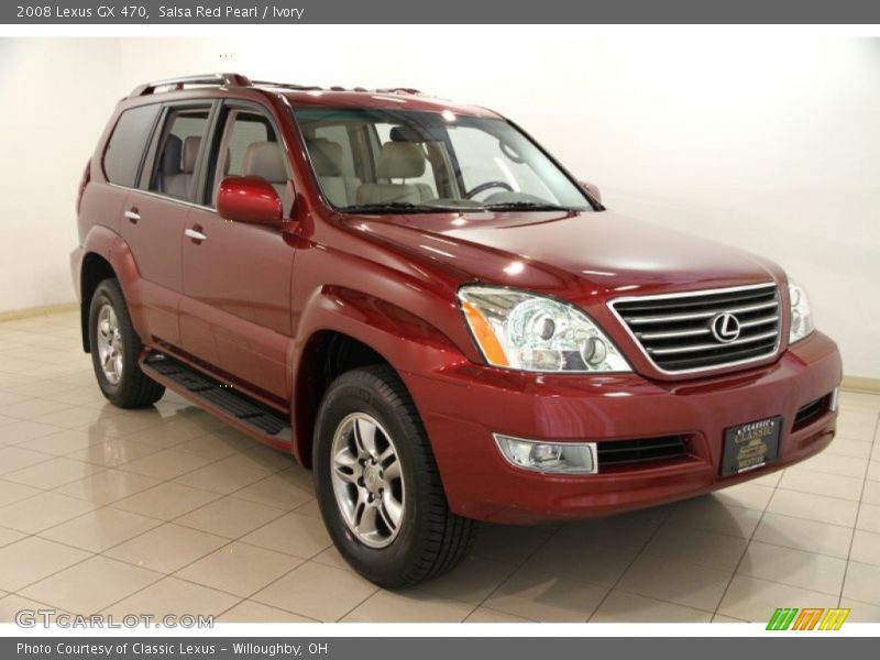 Salsa Red Pearl / Ivory 2008 Lexus GX 470