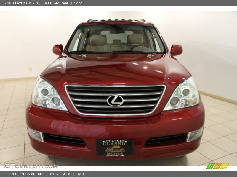 Salsa Red Pearl / Ivory 2008 Lexus GX 470