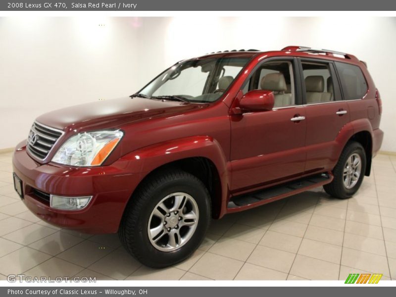 Salsa Red Pearl / Ivory 2008 Lexus GX 470