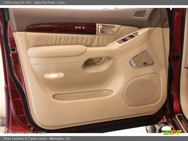 Salsa Red Pearl / Ivory 2008 Lexus GX 470