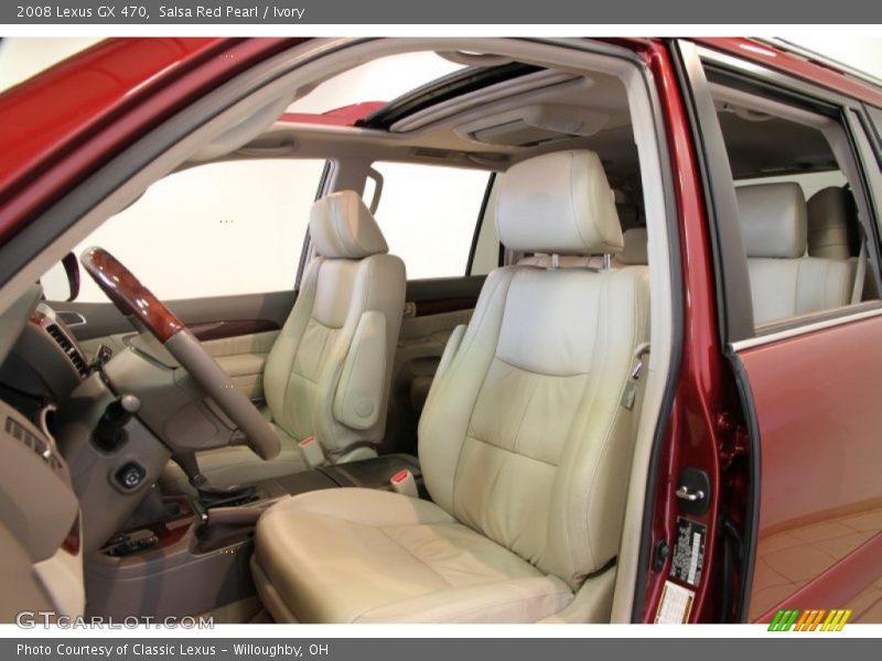 Salsa Red Pearl / Ivory 2008 Lexus GX 470