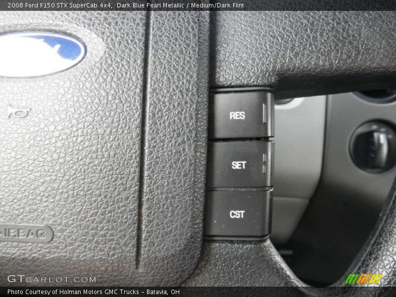 Dark Blue Pearl Metallic / Medium/Dark Flint 2008 Ford F150 STX SuperCab 4x4