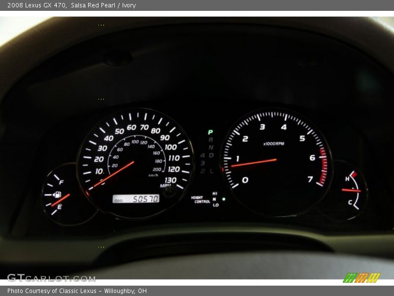 Salsa Red Pearl / Ivory 2008 Lexus GX 470