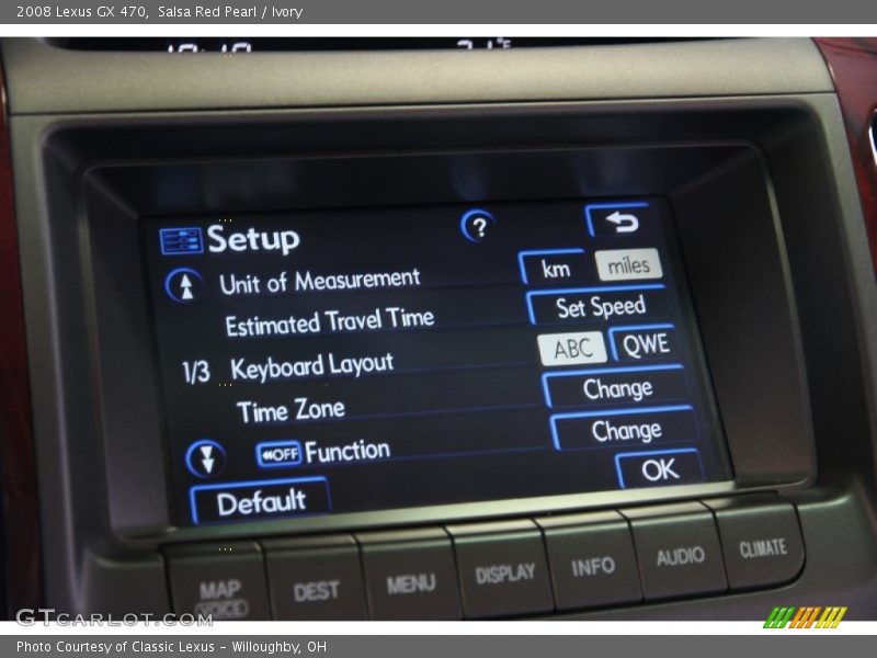 Salsa Red Pearl / Ivory 2008 Lexus GX 470