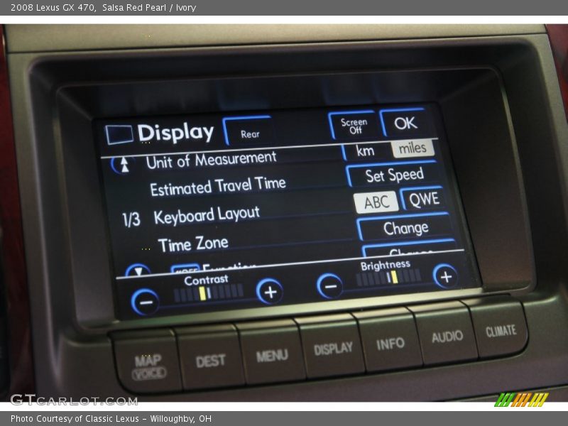 Salsa Red Pearl / Ivory 2008 Lexus GX 470