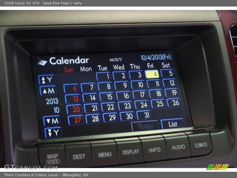 Salsa Red Pearl / Ivory 2008 Lexus GX 470