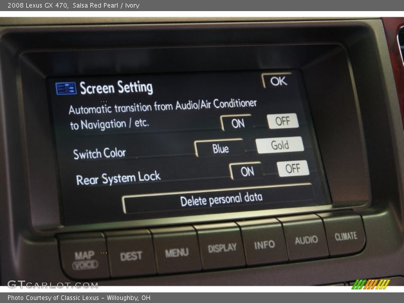 Salsa Red Pearl / Ivory 2008 Lexus GX 470