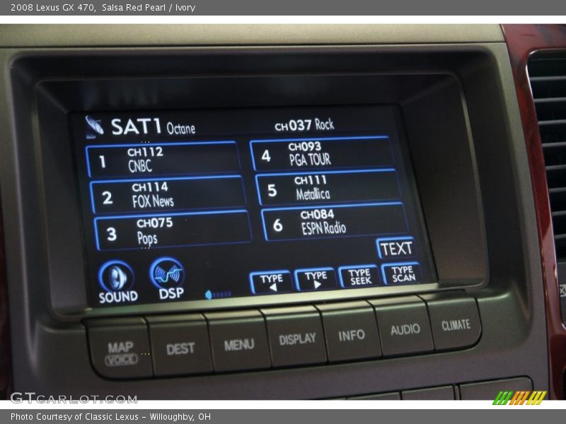 Salsa Red Pearl / Ivory 2008 Lexus GX 470