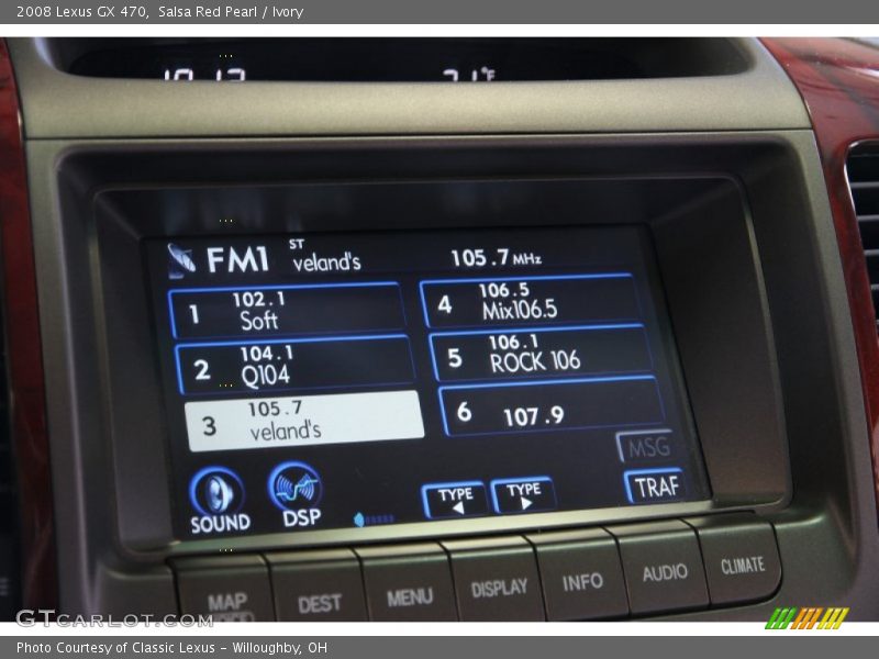 Salsa Red Pearl / Ivory 2008 Lexus GX 470