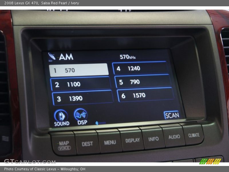 Salsa Red Pearl / Ivory 2008 Lexus GX 470