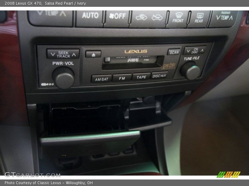 Salsa Red Pearl / Ivory 2008 Lexus GX 470