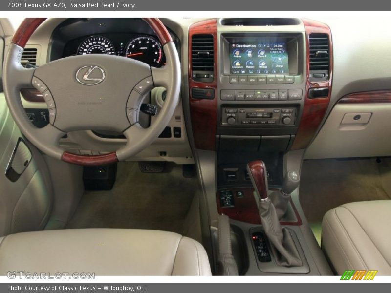 Salsa Red Pearl / Ivory 2008 Lexus GX 470