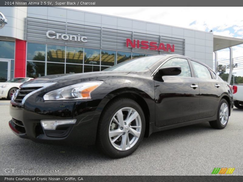 Super Black / Charcoal 2014 Nissan Altima 2.5 SV