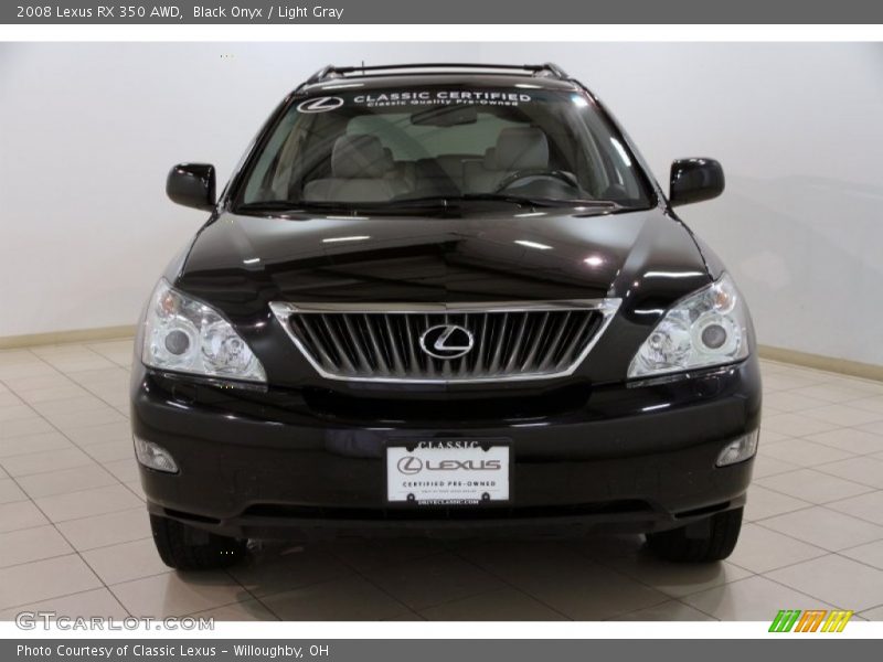 Black Onyx / Light Gray 2008 Lexus RX 350 AWD