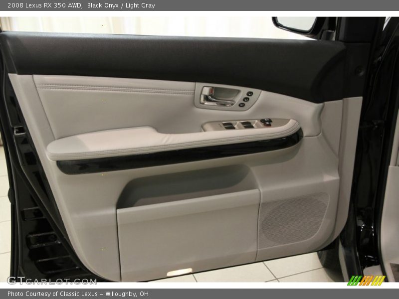 Black Onyx / Light Gray 2008 Lexus RX 350 AWD