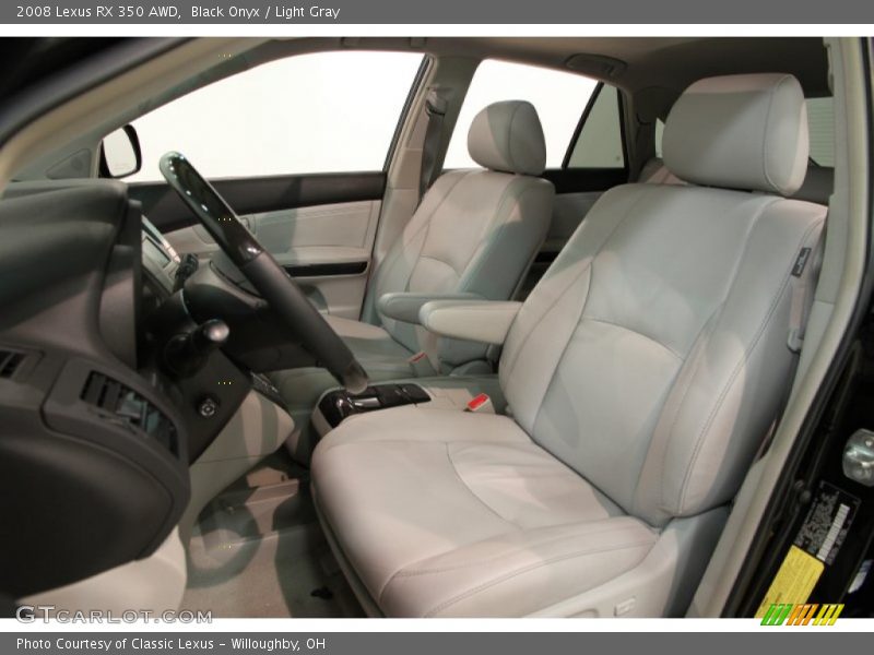Black Onyx / Light Gray 2008 Lexus RX 350 AWD