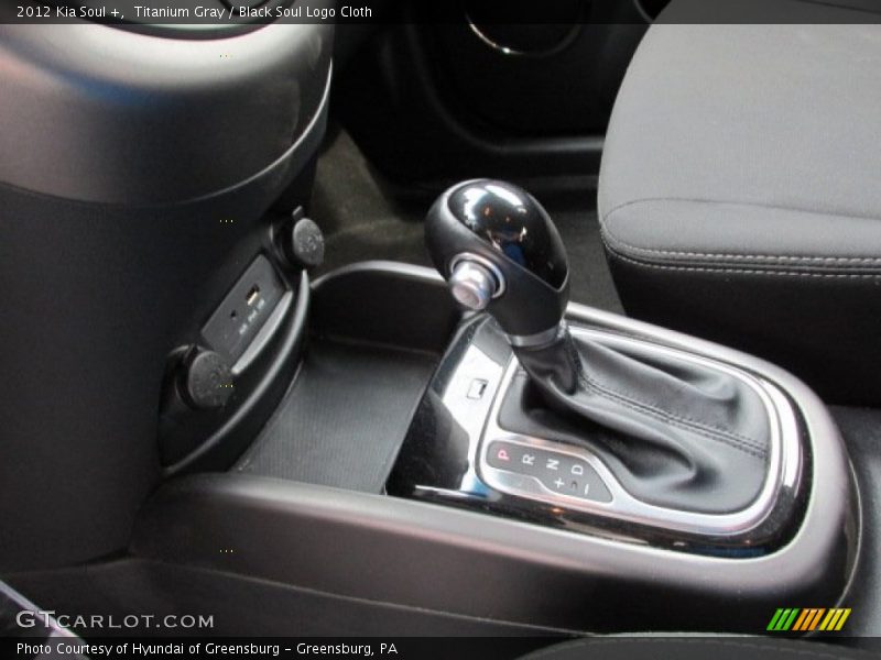 Titanium Gray / Black Soul Logo Cloth 2012 Kia Soul +