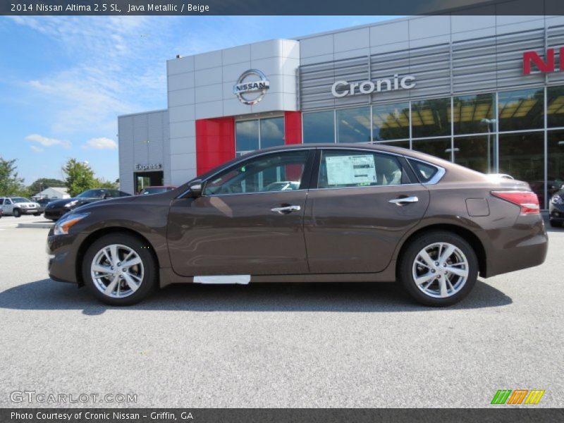 Java Metallic / Beige 2014 Nissan Altima 2.5 SL