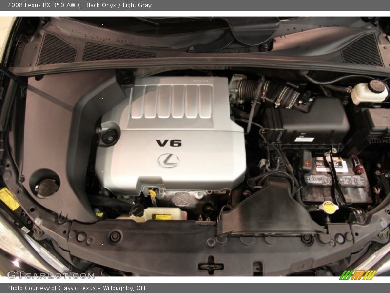 Black Onyx / Light Gray 2008 Lexus RX 350 AWD