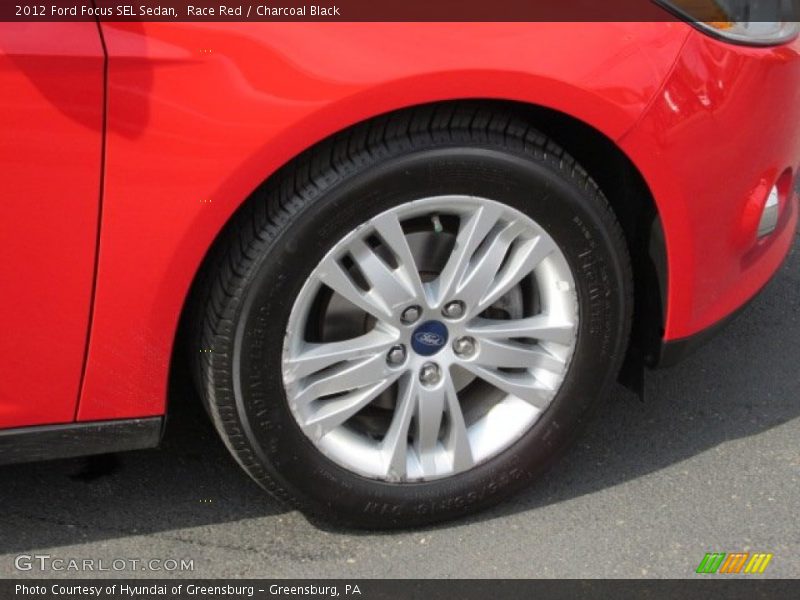 Race Red / Charcoal Black 2012 Ford Focus SEL Sedan