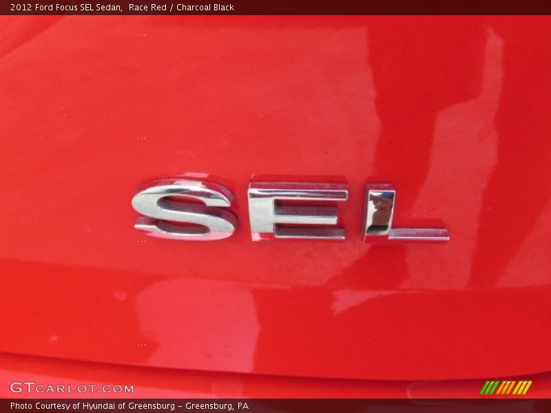 Race Red / Charcoal Black 2012 Ford Focus SEL Sedan