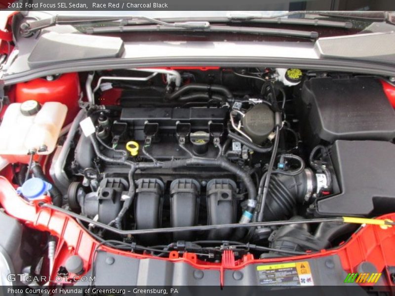 Race Red / Charcoal Black 2012 Ford Focus SEL Sedan