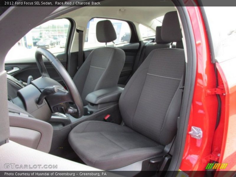 Race Red / Charcoal Black 2012 Ford Focus SEL Sedan