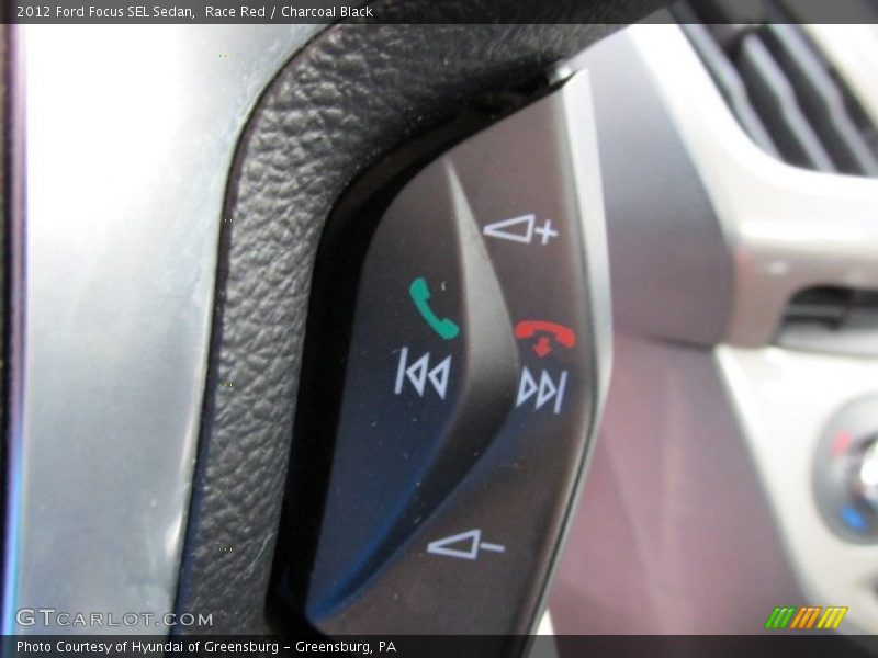 Race Red / Charcoal Black 2012 Ford Focus SEL Sedan