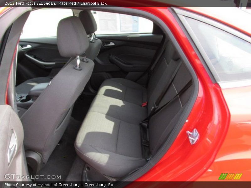 Race Red / Charcoal Black 2012 Ford Focus SEL Sedan