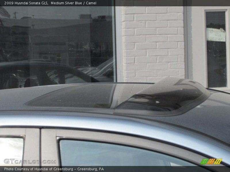 Medium Silver Blue / Camel 2009 Hyundai Sonata GLS