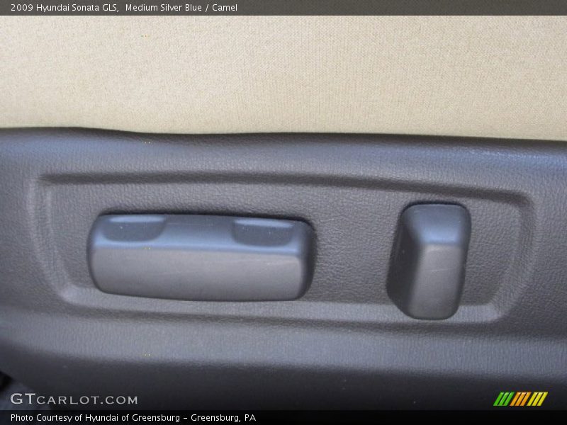 Medium Silver Blue / Camel 2009 Hyundai Sonata GLS