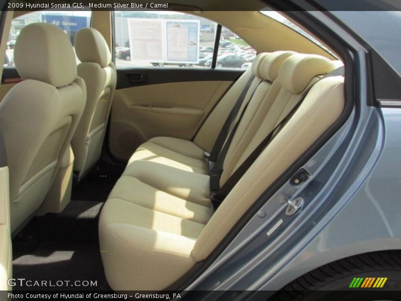 Medium Silver Blue / Camel 2009 Hyundai Sonata GLS
