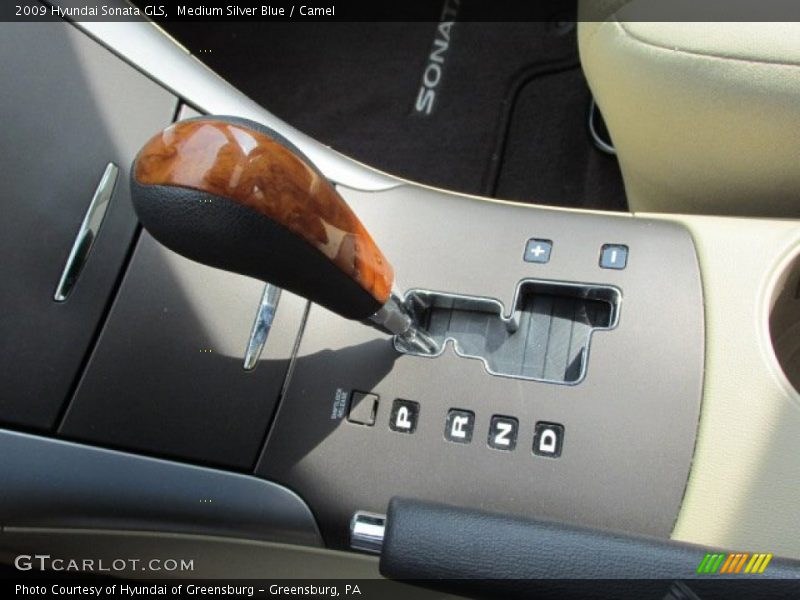 Medium Silver Blue / Camel 2009 Hyundai Sonata GLS