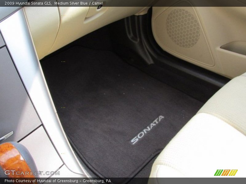 Medium Silver Blue / Camel 2009 Hyundai Sonata GLS