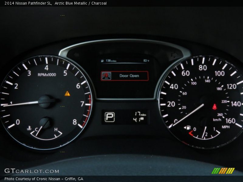 Arctic Blue Metallic / Charcoal 2014 Nissan Pathfinder SL