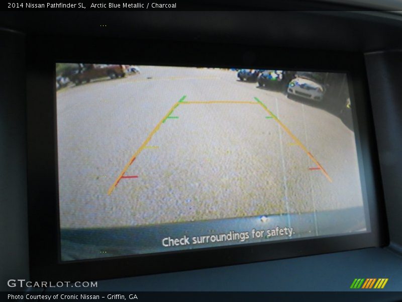 Arctic Blue Metallic / Charcoal 2014 Nissan Pathfinder SL