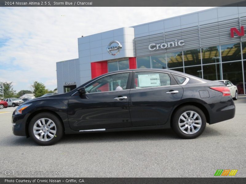 Storm Blue / Charcoal 2014 Nissan Altima 2.5 S