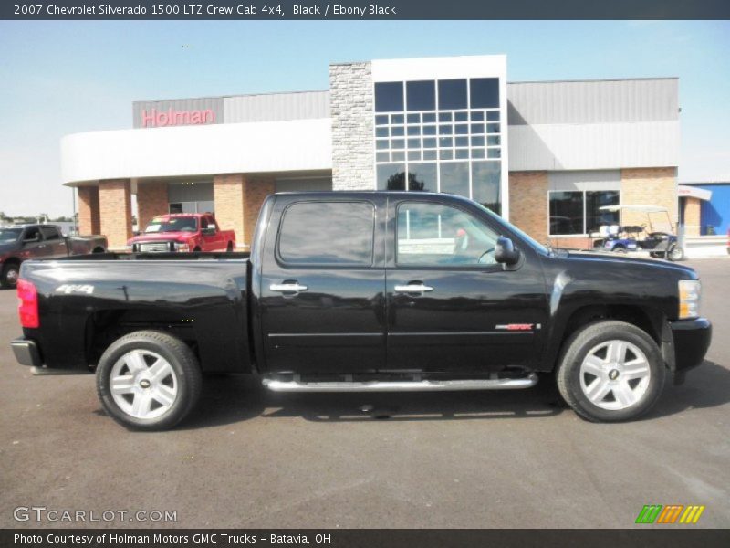 Black / Ebony Black 2007 Chevrolet Silverado 1500 LTZ Crew Cab 4x4